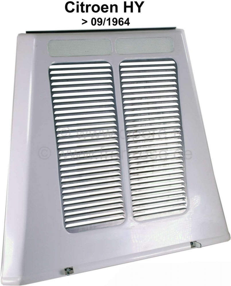 Citroen-DS-11CV-HY - Motorkap (oud model). Geschikt voor Citroen HY, tot modeljaar 09/1964. De motorkap is een 