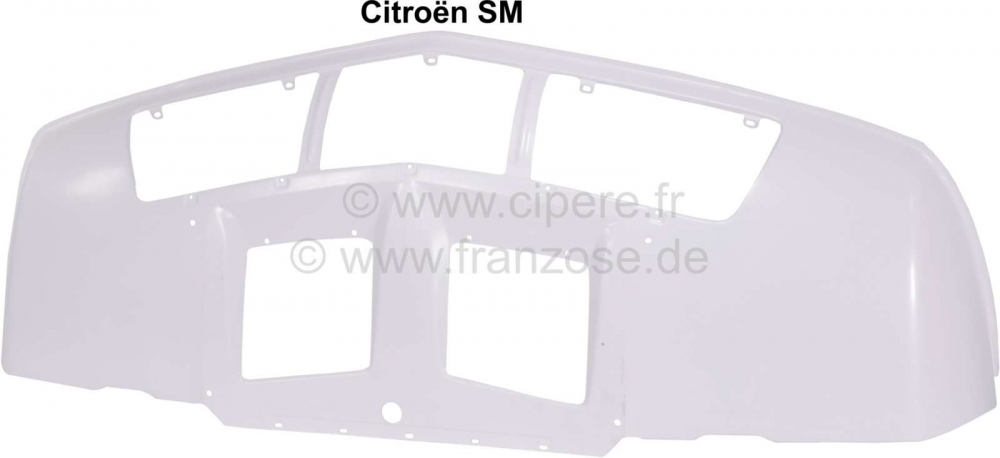 Citroen-DS-11CV-HY - SM, voorskirt compleet. Geschikt voor Citroen SM. De voorspoiler is gereproduceerd van pla