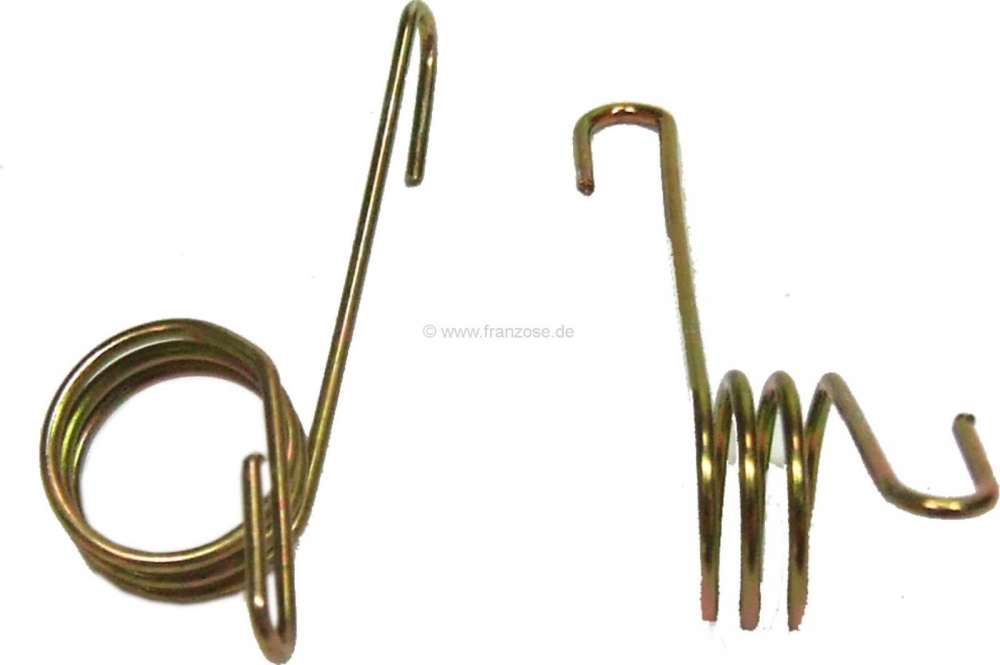 Citroen-DS-11CV-HY - Veerset, voor de motorkap. Geschikt voor Citroen 11CV + 15CV. Of. Nr. 298330 + 298331