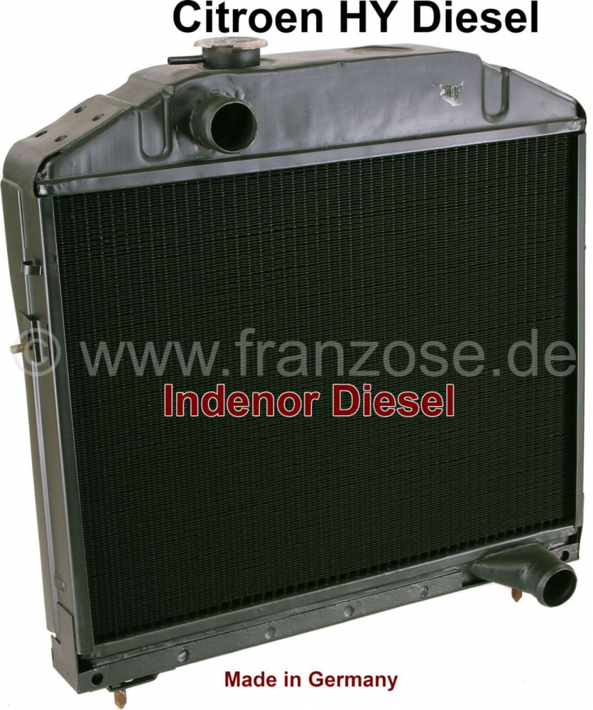 Citroen-DS-11CV-HY - Radiator (in ruil), geschikt voor Citroen HY, van bouwjaar 1963 tot 1966, gemaakt in Duits