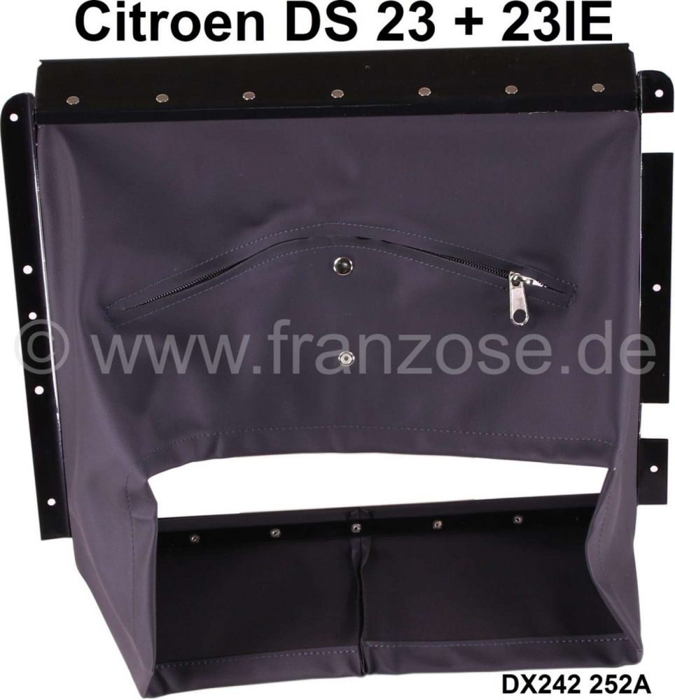 Citroen-DS-11CV-HY - Radiatorluchtschep (voor radiator met expansievat), compleet met metalen frame (528 x 390m