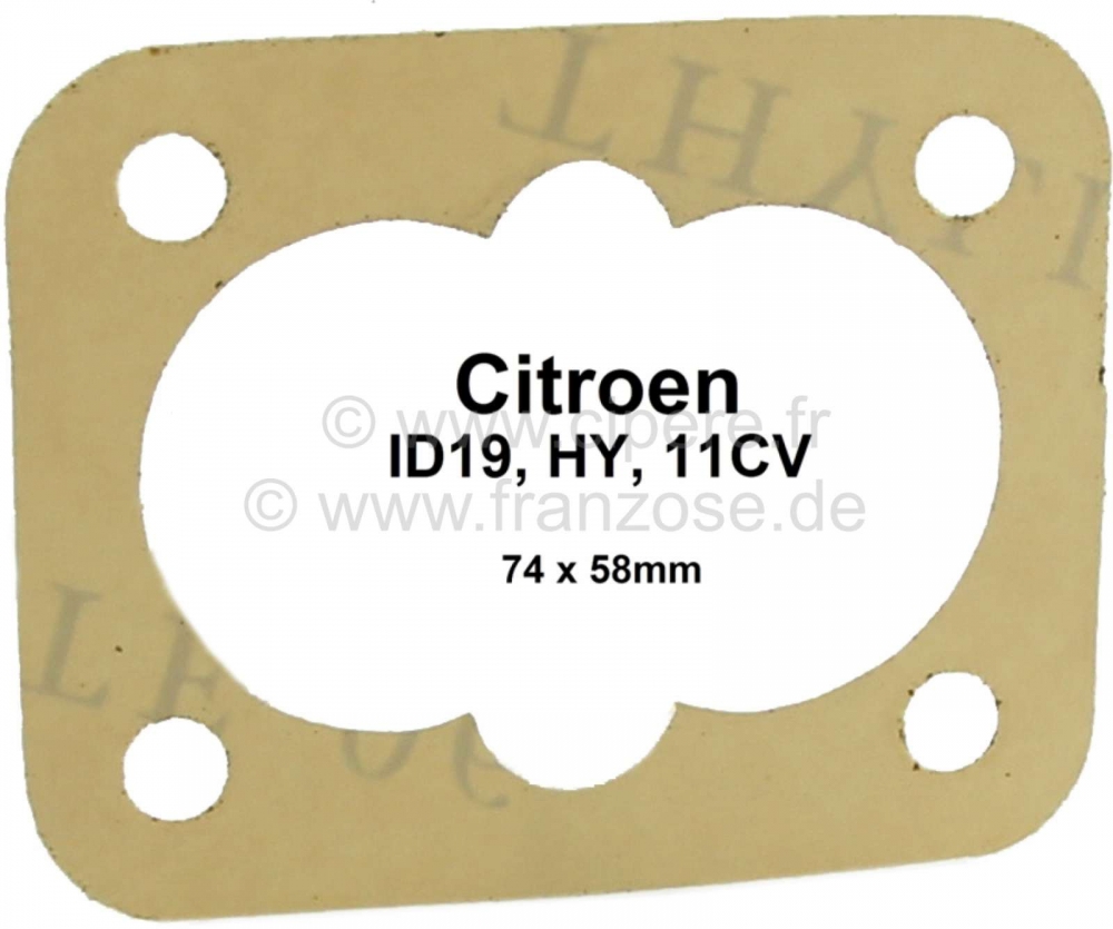 Sonstige-Citroen - Oliepomp afdichting. Geschikt voor Citroen ID19, Citroen 11CV + 15CV. Citroën HY. Of. Nr.
