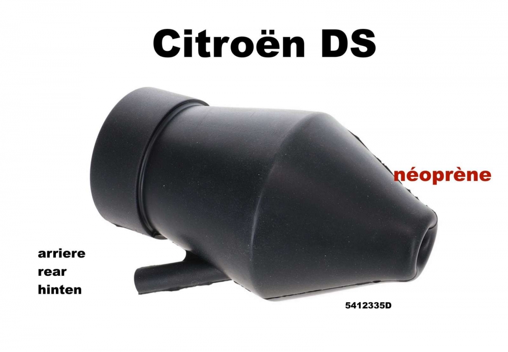 Citroen-DS-11CV-HY - Achterste veercilinder manchet (cafetiere). Gemaakt van neopreen! Geschikt voor Citroën D