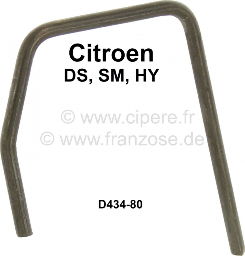 Citroen-DS-11CV-HY - Veer plunjer (kogelzitting) bevestigingsbeugel. Geschikt voor Citroen DS + Citroen SM. HY 