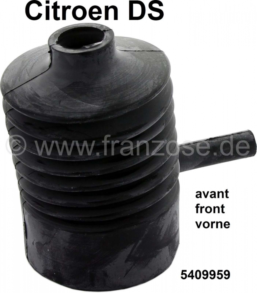 Citroen-DS-11CV-HY - Voorste veercilinder manchet (cafetiere). Reproductie. Geschikt voor Citroen DS. Of. Nr. 5