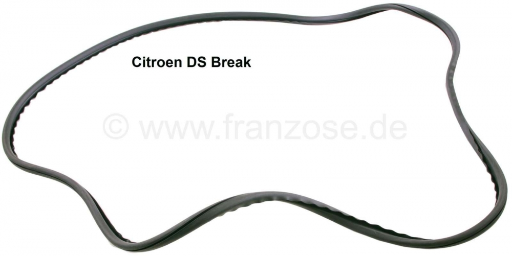 Sonstige-Citroen - Windschermafdichting achter. Kleur: zwart. Geschikt voor Citroen DS Break. Of. Nr. DF961-6