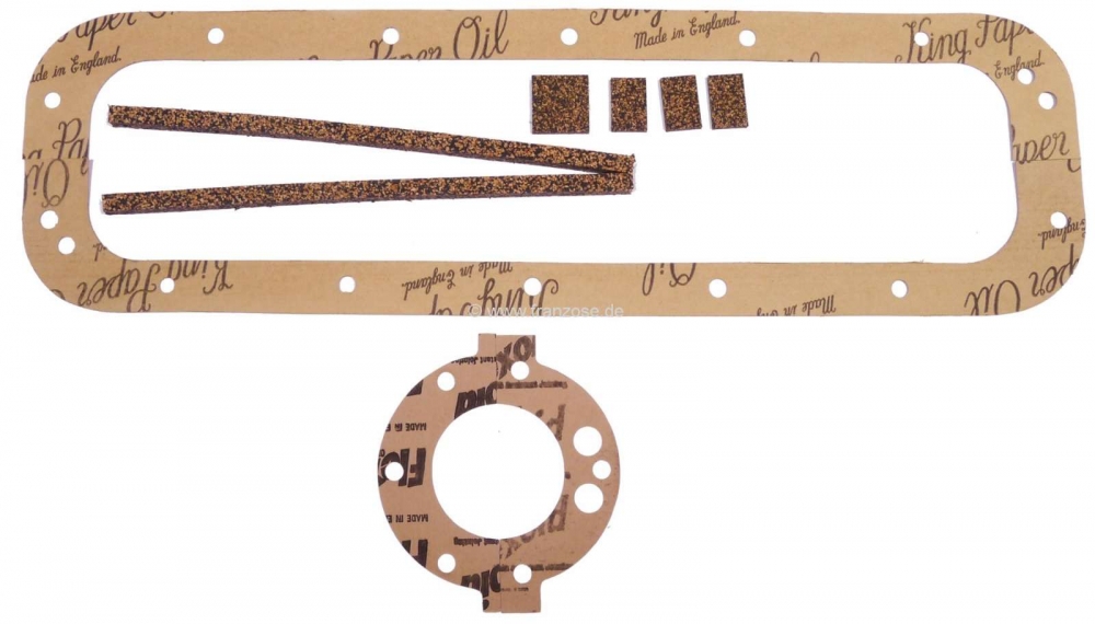 Citroen-DS-11CV-HY - Carter pakkingset. Geschikt voor Citroen 11CV D motor + Citroen HY. Of. Nr. D113-97