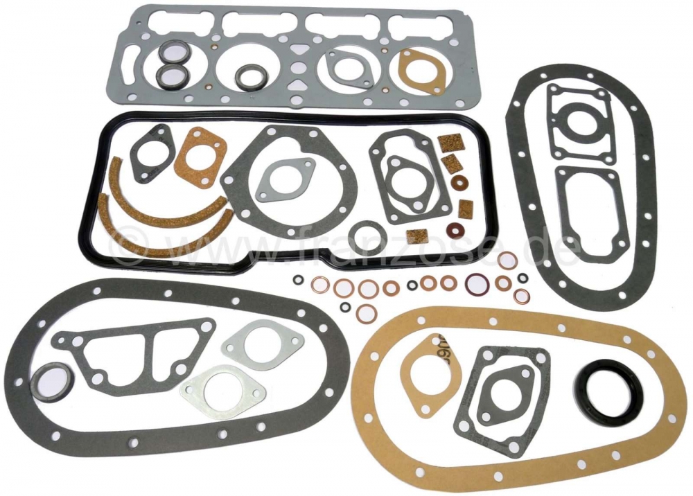 Citroen-DS-11CV-HY - Complete motorpakkingset (incl. cilinderkoppakking). Geschikt voor Citroen HY 72 + 78 (bor