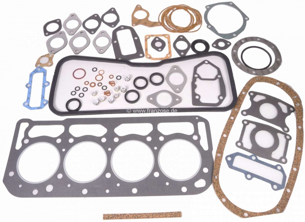 Citroen-DS-11CV-HY - Motorpakkingset incl. cilinderkoppakking, geschikt voor Citroen DS, bouwjaar 1966 tot 1968