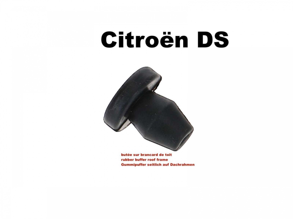 Citroen-DS-11CV-HY - Dakframe, rubberen buffer aan de zijkant van het dakframe (dakframe 37838 + 37839). De bum