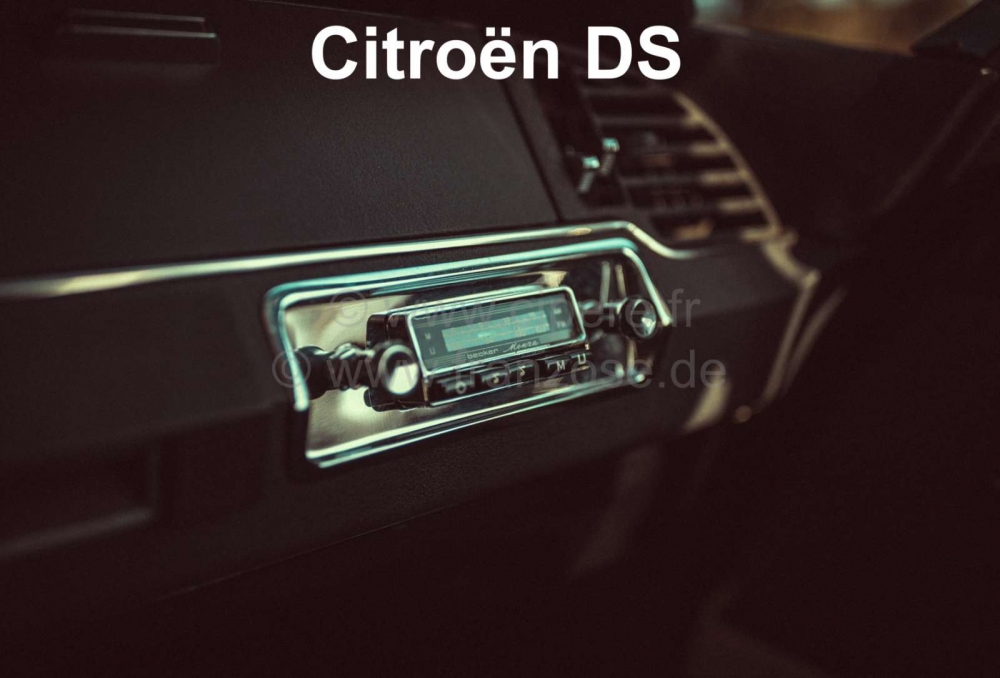 Sonstige-Citroen - Radio Becker Monza met hoes, voor oud Citroen DS dashboard, gereviseerd, 12 maanden garant