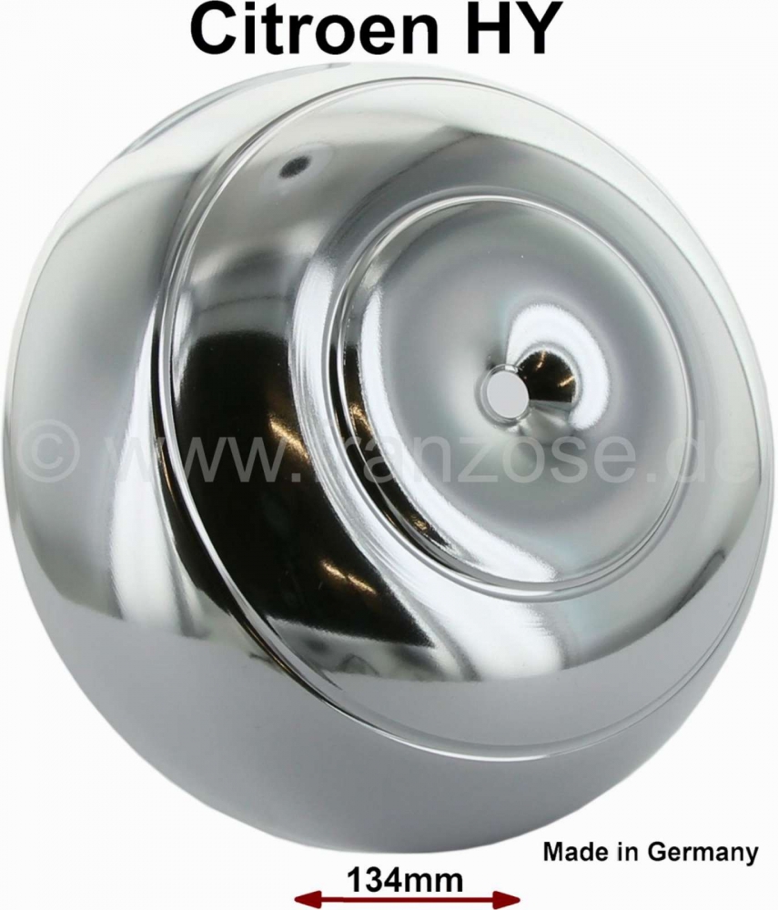 Citroen-DS-11CV-HY - Naafdop (naafkap, wieldop). Geschikt voor Citroen HY. Gemaakt in Duitsland. Een kleinighei