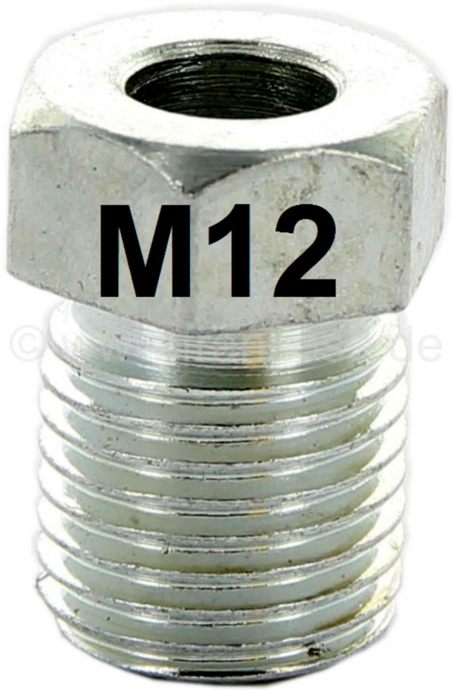 Sonstige-Citroen - Flare schroef, voor 6,35mm hydraulische leiding. Schroefdraad: 12x1,25mm.