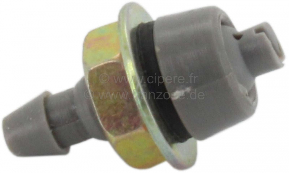 Renault - Ruitensproeier sproeier kunststof grijs. Universele pasvorm. 4 mm slangaansluiting. De rui