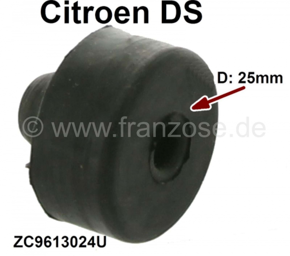 Sonstige-Citroen - Rubberen buffer (steun) voor het boordgereedschap. Geschikt voor Citroen DS. 25 mm diamete