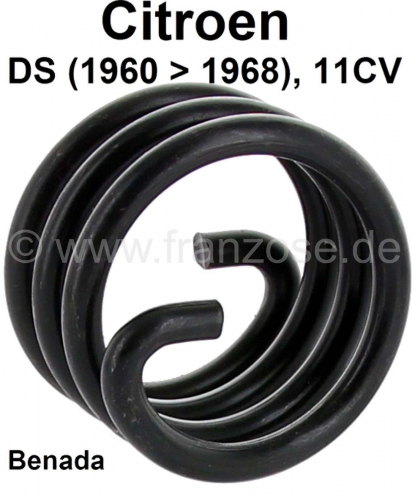 Citroen-DS-11CV-HY - Benada veer, voor de startmotor. Geschikt voor Citroen DS, van 1960 tot 1968, Citroen 11CV