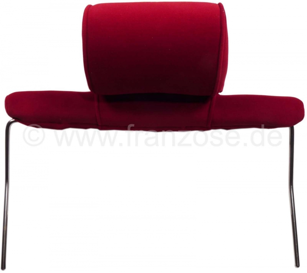 Sonstige-Citroen - Brede hoofdsteun, geschikt voor Citroen DS (2-delig). Stof donkerrood (grenat). Per stuk.