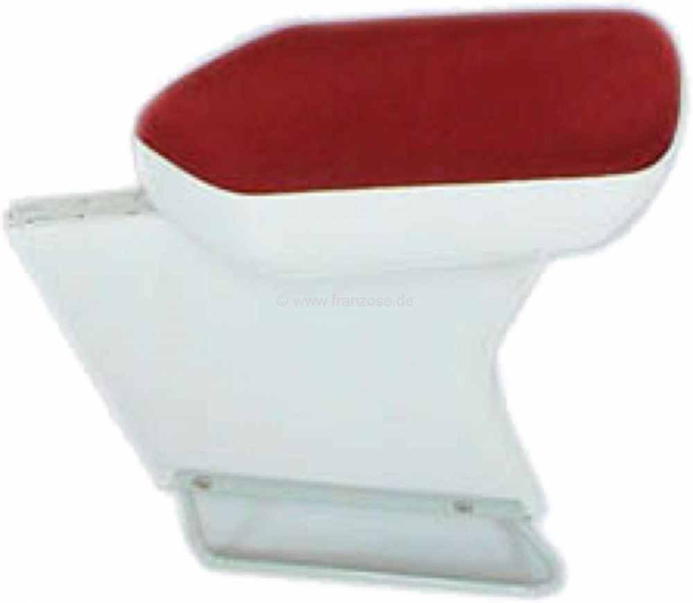 Sonstige-Citroen - Middenarmsteun, geschikt voor Citroen DS. Donkerrood velours (grenat).