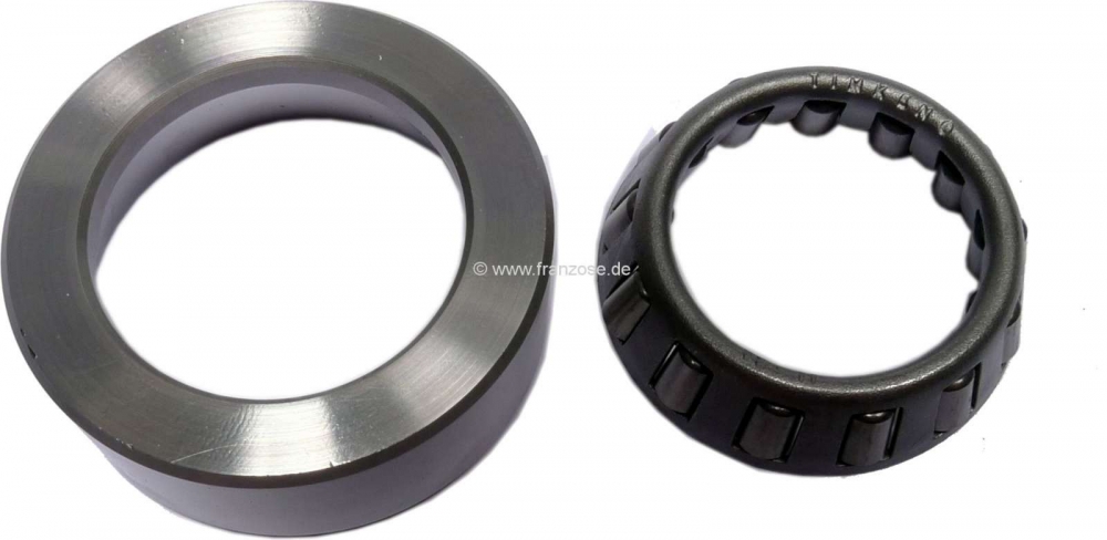 Citroen-DS-11CV-HY - Bovenste lager voor stuurworm. Geschikt voor Citroen 11CV. Afmeting: 50,5 x 16,8mm.