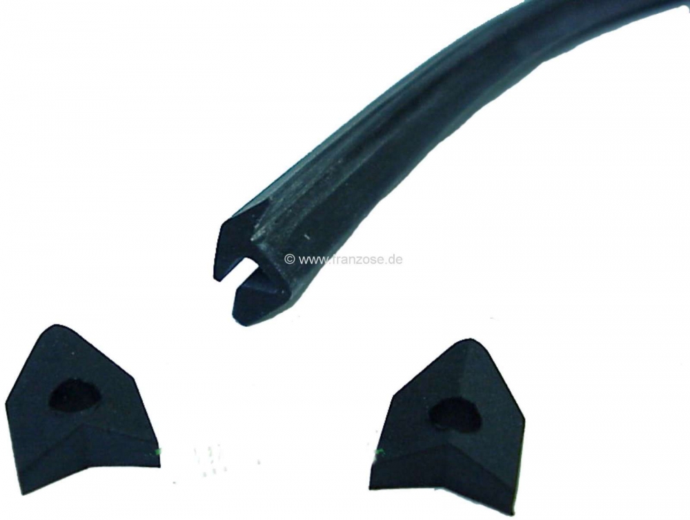 Citroen-DS-11CV-HY - Rubber tussen de twee helften van de stuurkolombekleding. Geschikt voor Citroen DS, van 19