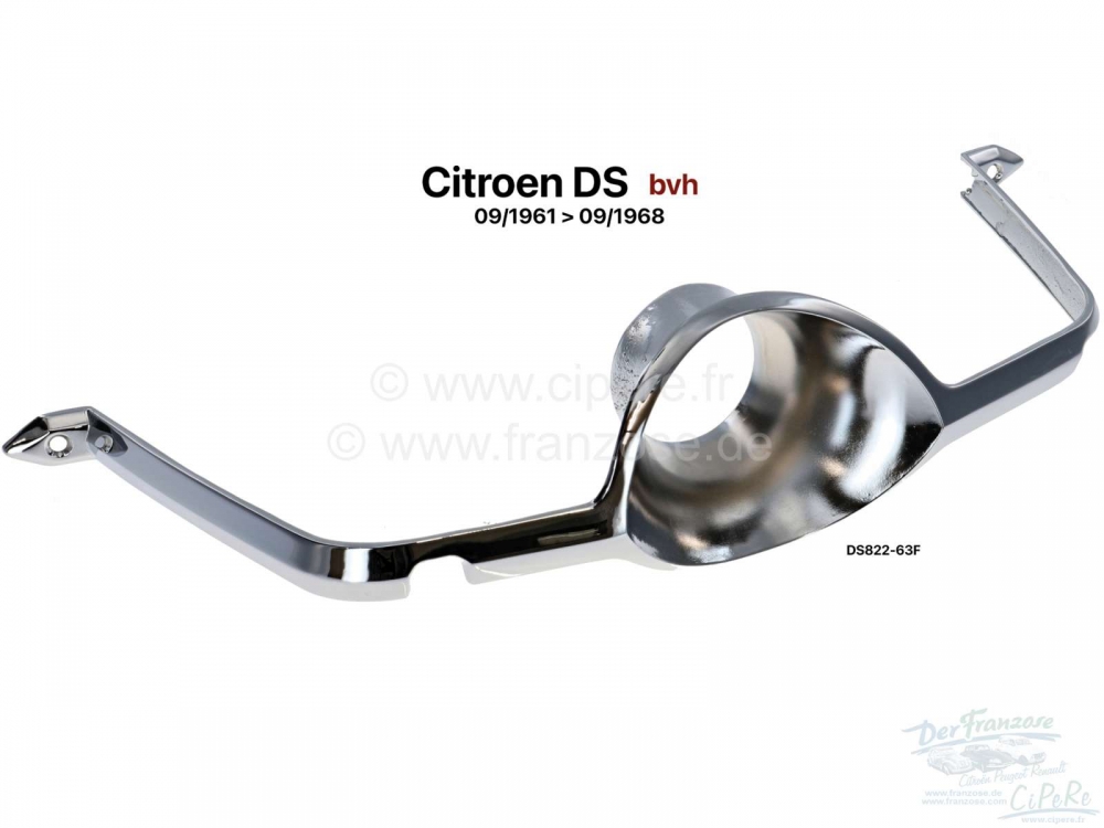 Citroen-DS-11CV-HY - Stuur + stuurkolom bekleding, gemaakt van gepolijst roestvrij staal. Geschikt voor Citroen