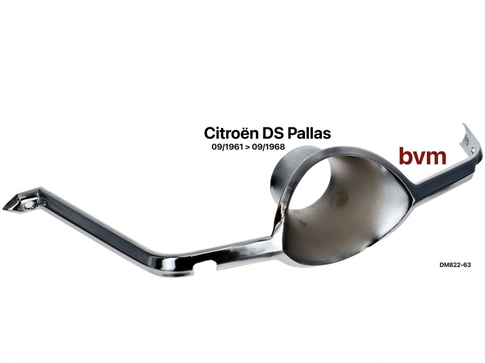 Citroen-DS-11CV-HY - Stuurwiel + stuurkolombekleding, gemaakt van gepolijst aluminium. Geschikt voor Citroen DS