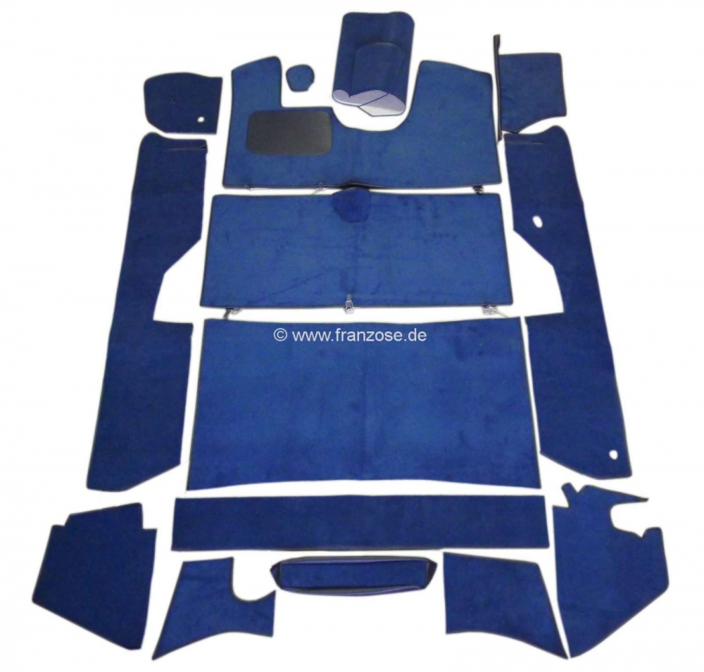 Sonstige-Citroen - DS Pallas, tapijtset 14 stuks, voor Citroen DS Pallas. Kleur: benzine. Goede kwaliteit. De