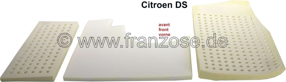 Sonstige-Citroen - Schuimrubberen mat voor onder het tapijt. Geschikt voor Citroën DS. Als origineel.