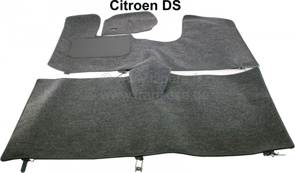 Sonstige-Citroen - Tapijtmat in donkergrijs. Materiaal look: lus. Trouwe reproductie! Geschikt voor Citroen D