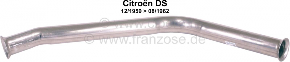 Citroen-DS-11CV-HY - DS 12/59 > 8/62, spruitstukpijp (vlampijp), gemaakt van roestvrij staal. Geschikt voor Cit