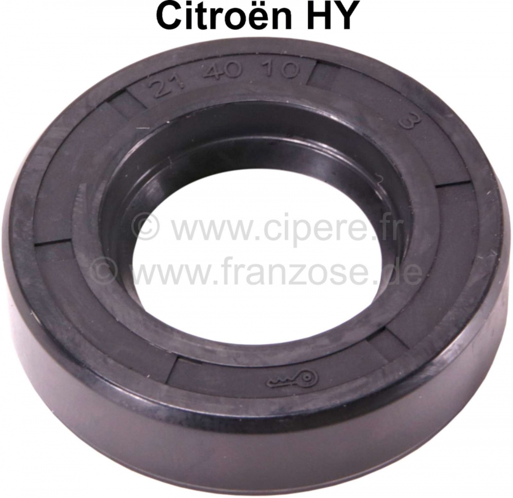 Citroen-DS-11CV-HY - Oliekeerring primaire as. Geschikt voor Citroen HY. Afmeting: 21 x 40 x 10mm. Of. Nr. ZC 9