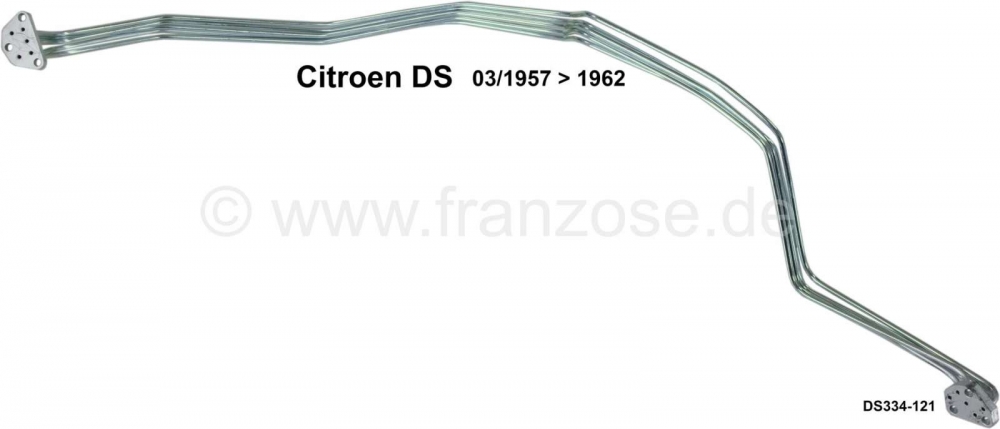 Citroen-DS-11CV-HY - Hydraulische leiding (slangenbundel) voor de schakelaandrijving. Gemonteerd tussen het sch