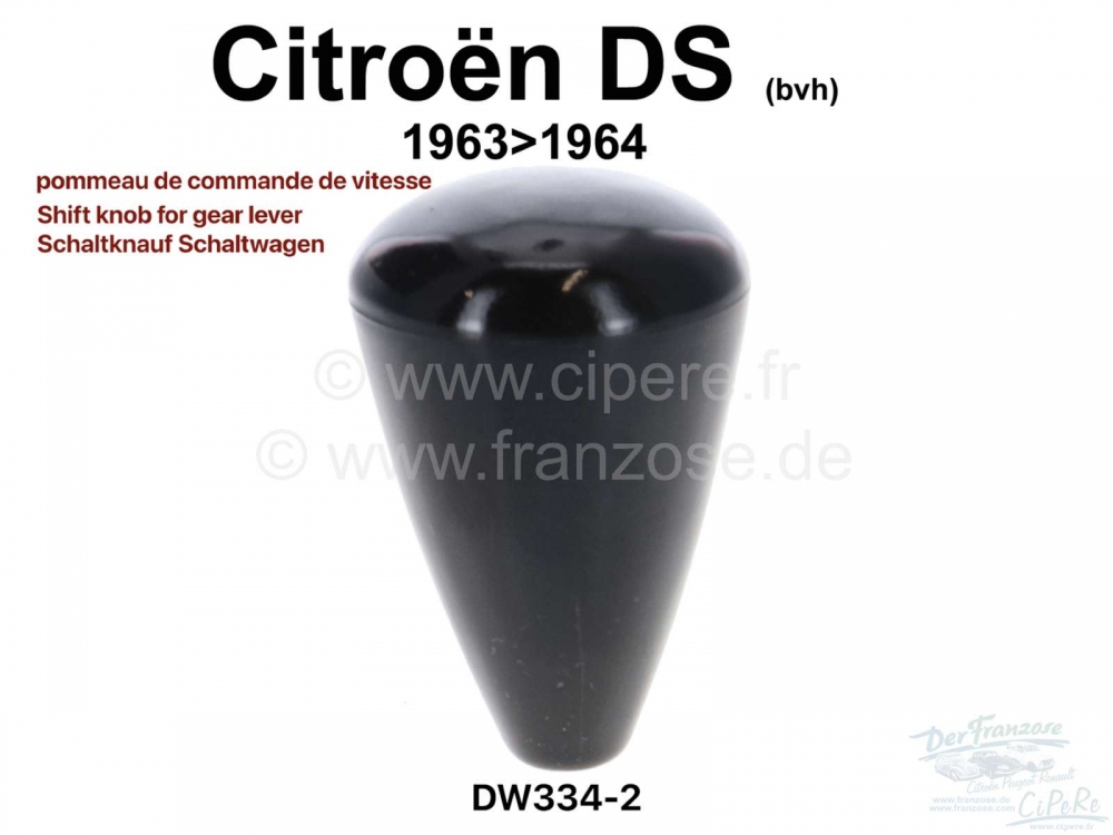 Sonstige-Citroen - Pookknop voor versnellingspook (voorkeuzehendel) voor DS semi-automaat (bvh). geschikt voo