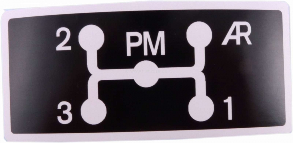 Citroen-DS-11CV-HY - Sticker voor het bedradingsschema. Geschikt voor Citroen HY.