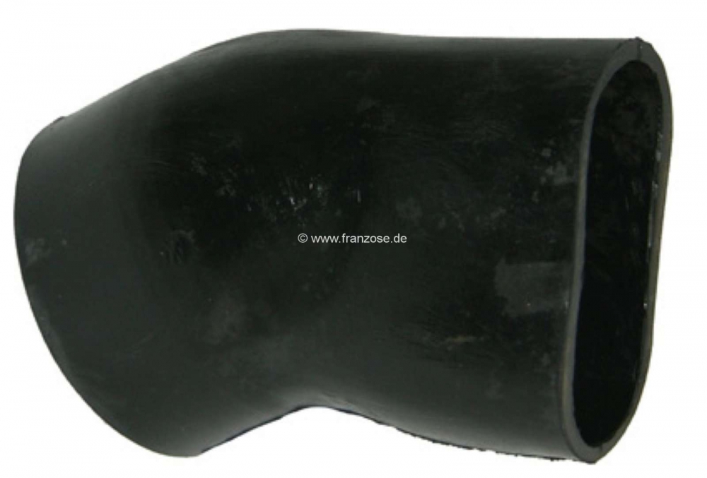 Citroen-DS-11CV-HY - Achterste verwarmingsbuis aansluitrubber, schuin. Geschikt voor Citroen 11CV + 15CV. Of. N