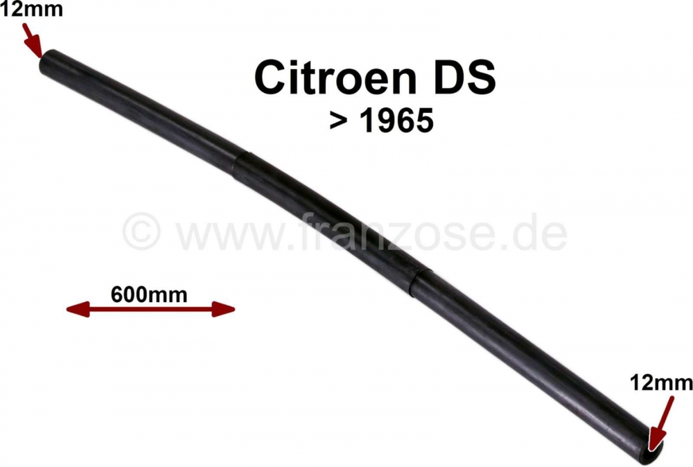 Citroen-DS-11CV-HY - Radiatorslang van het regelventiel naar de radiator. Geschikt voor Citroen DS, tot modelja