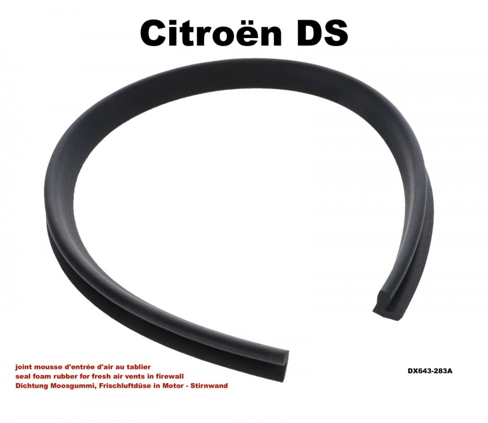 Peugeot - Schuimrubberen afdichting voor de ventilatieopeningen in het motorschutbord. Geschikt voor