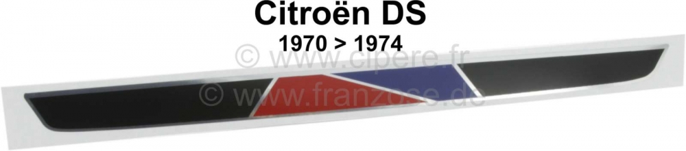 Citroen-DS-11CV-HY - Sticker voor de kachelbediening. Geschikt voor Citroen DS, vanaf modeljaar 1970.