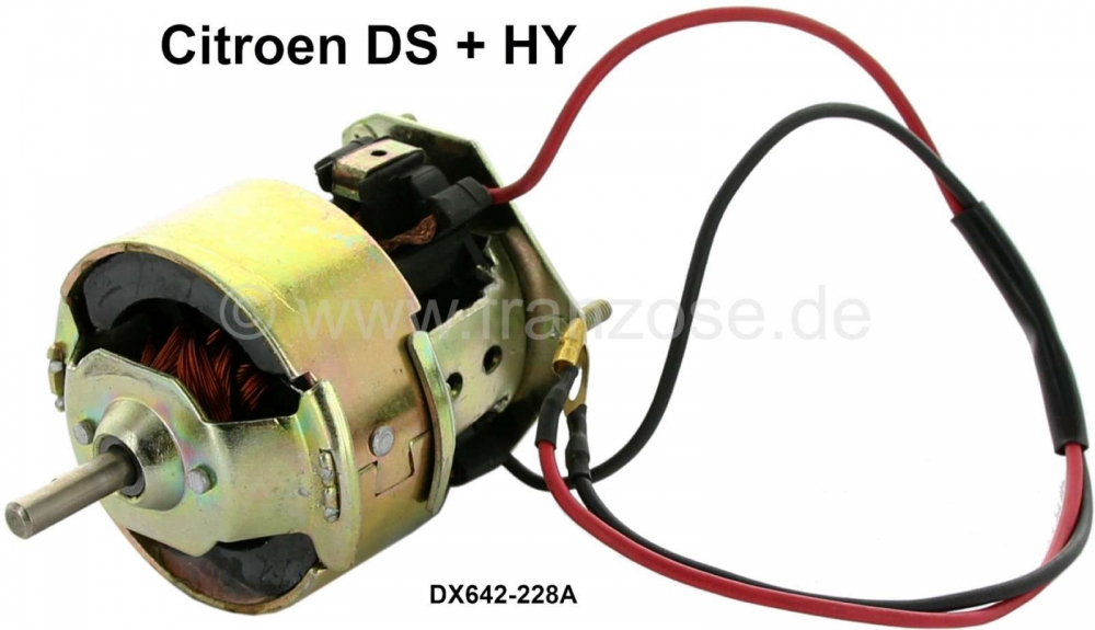 Citroen-DS-11CV-HY - Ventilatormotor voor de verwarming. Nieuw onderdeel. Geschikt voor Citroen DS + Citroen HY