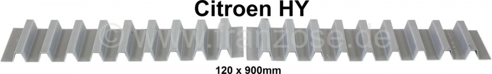 Citroen-DS-11CV-HY - Vloerpaneel Reparatiepaneel in de bak, boven de verstevigingsligger. Geschikt voor Citroen