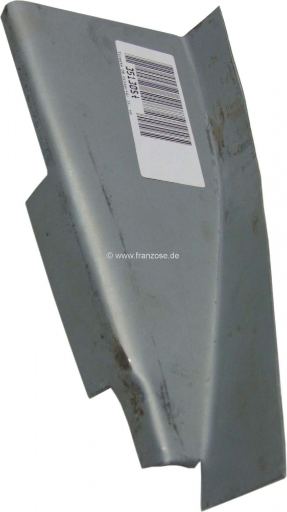 Citroen-DS-11CV-HY - Deur rechtsvoor. Reparatiepaneel voor de hoek van de achterdeur. Geschikt voor Citroën DS