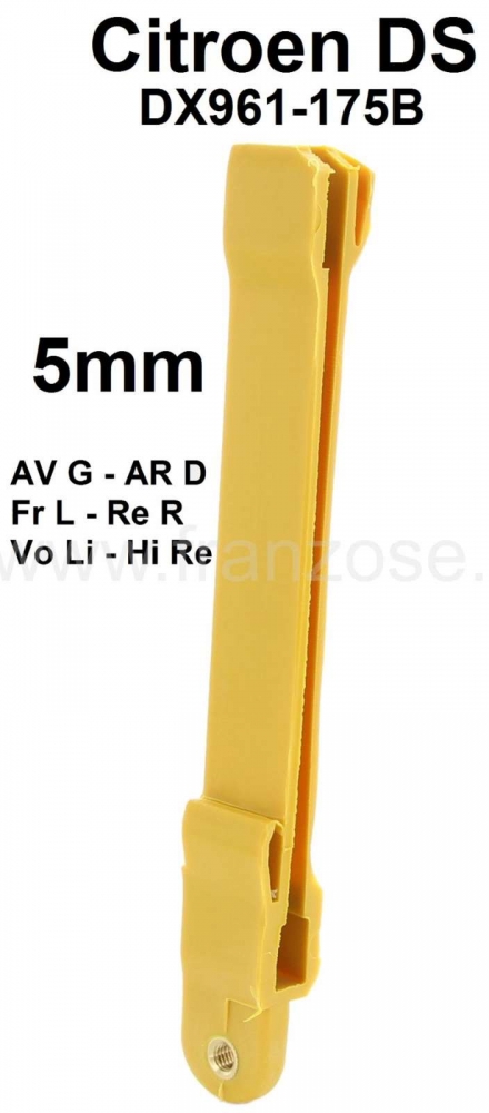 Sonstige-Citroen - Raamgeleider 5mm. Voor één ruit linksvoor of rechtsachter. De raamgeleider is identiek v