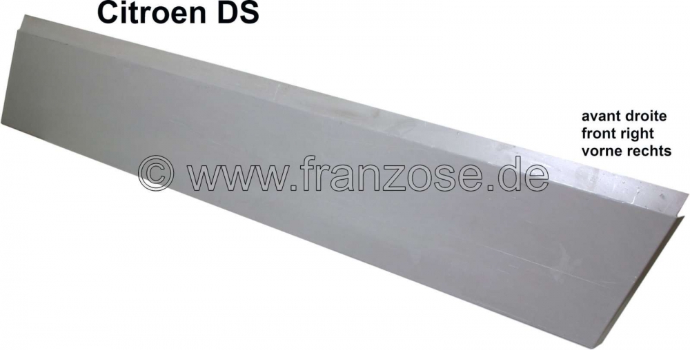 Citroen-DS-11CV-HY - Rechter voordeur. Buiten reparatiepaneel. Eenvoudige kwaliteit. Geschikt voor Citroën DS.