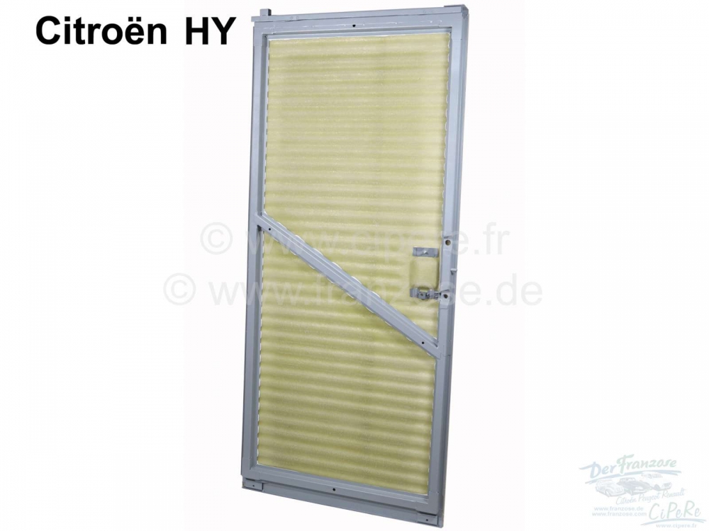 Citroen-DS-11CV-HY - Schuifdeur compleet (gemaakt van GVK met metalen frame). Geschikt voor Citroen HY (normale