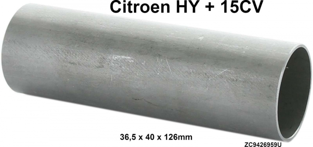 Citroen-DS-11CV-HY - Bovendraagarm: Huls voor as, voor de bovenste draagarmen van de vooras. Afmetingen huls: 3