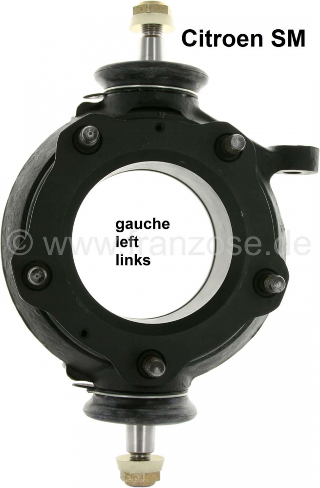 Citroen-DS-11CV-HY - SM, wielnaaf linksvoor, geschikt voor Citroen SM. In ruil. De wielnaaf is gerepareerd met 