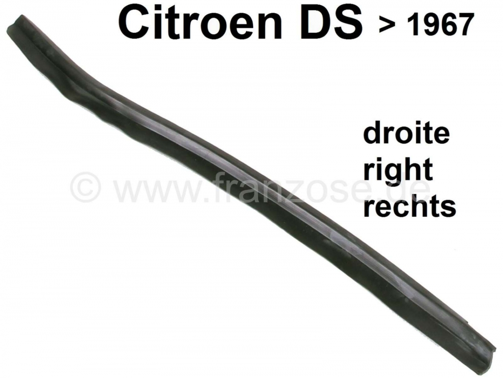Sonstige-Citroen - Rechter voorspatbord. Rubber afdichting, tussen spatbord en bumper. Geschikt voor Citroen 
