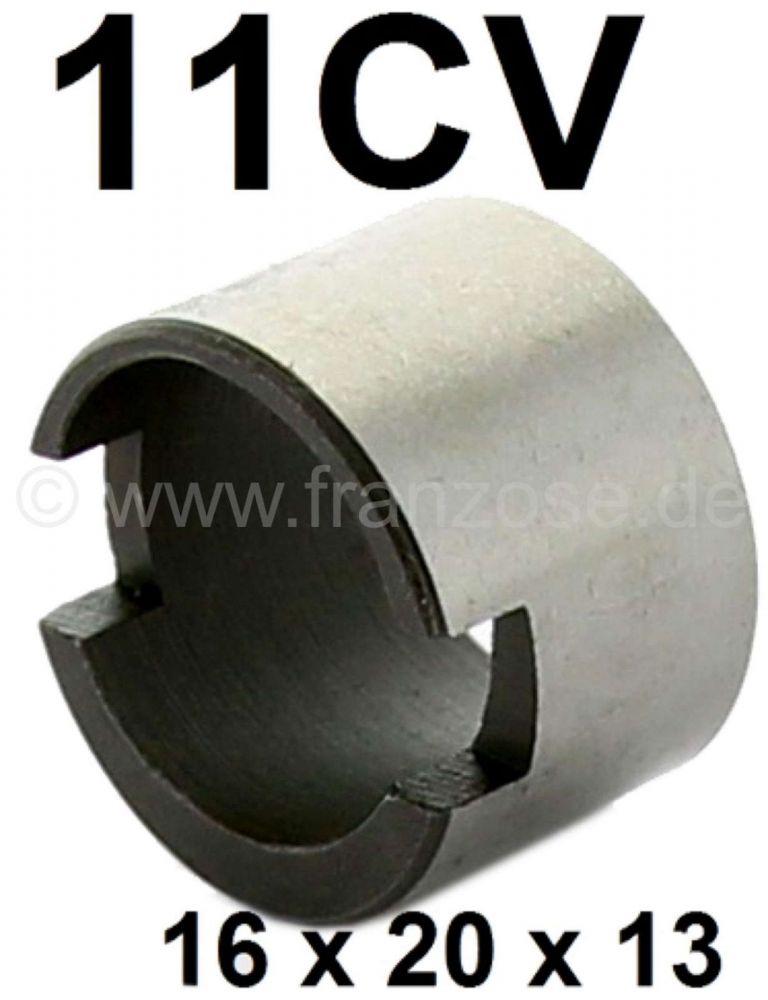 Citroen-DS-11CV-HY - Bus voor remschoenafstelling. Geschikt voor Citroen 11CV. Afmetingen: 16 x 20 x 13mm. Of. 