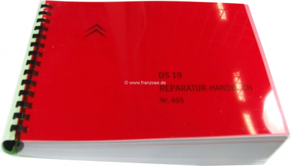 Alle - Reparatiehandboek, voor Citroen DS 19. Versie 1963. 400 pagina's. Reproductie. Taal: Duits