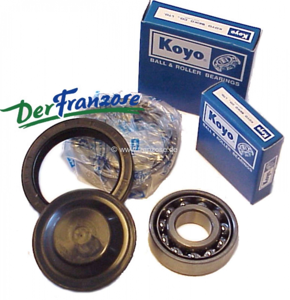 Citroen-DS-11CV-HY - Achterwiellagerset. De lagers zijn vast, niet demonteerbaar. Geschikt voor Citroën DS. Be